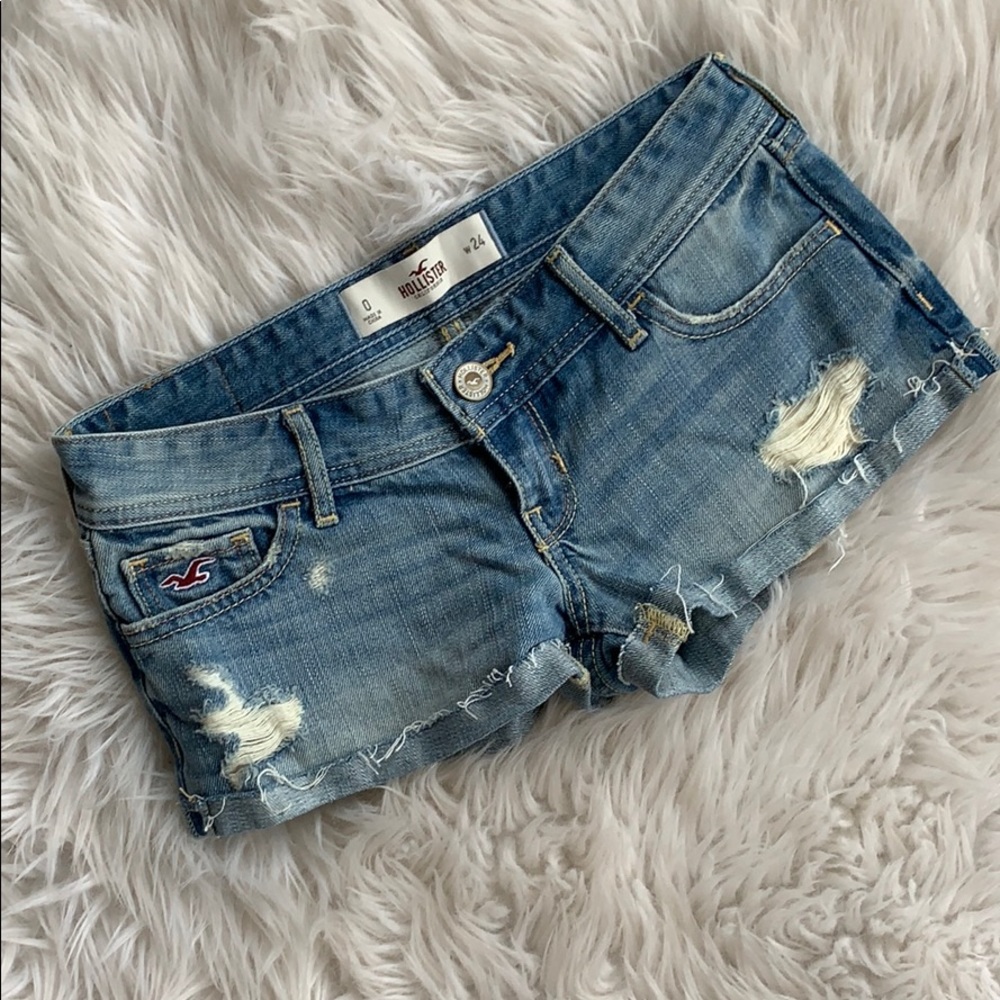 Hollister denim shorts